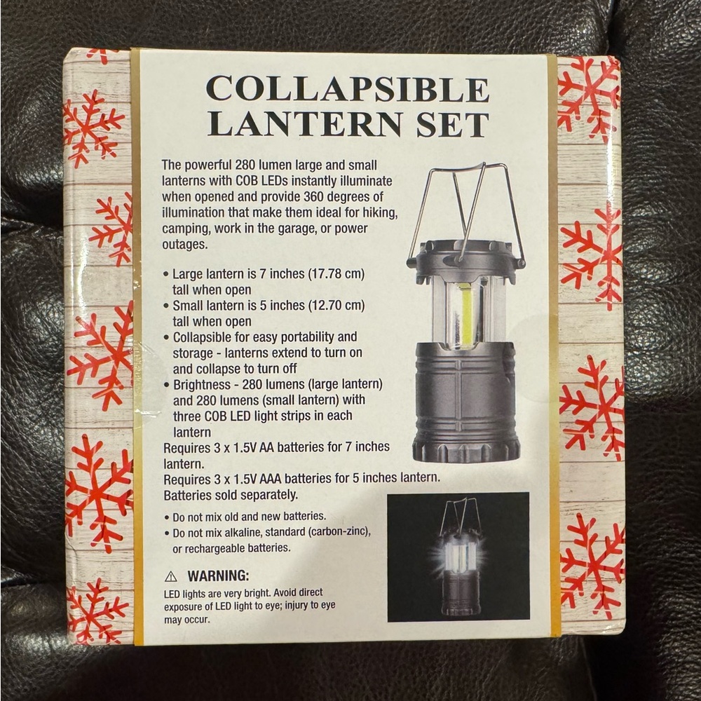 Collapsible Lantern Set - Picture 2 of 3